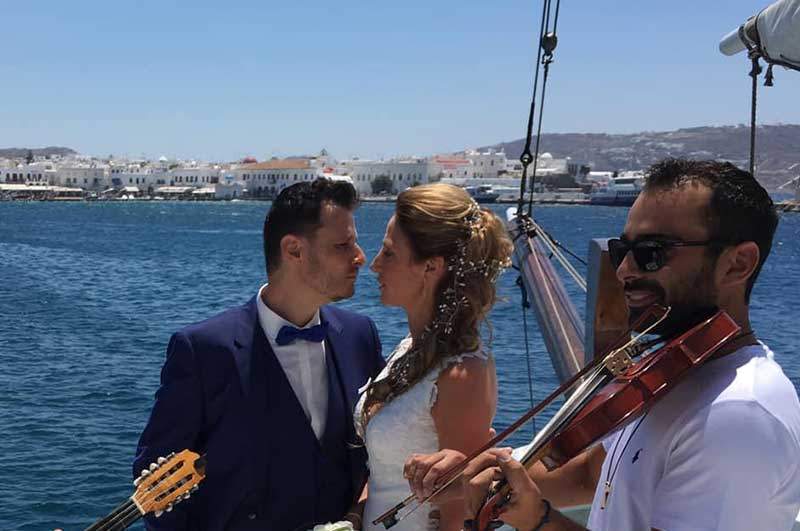 Live Greek Music on Board