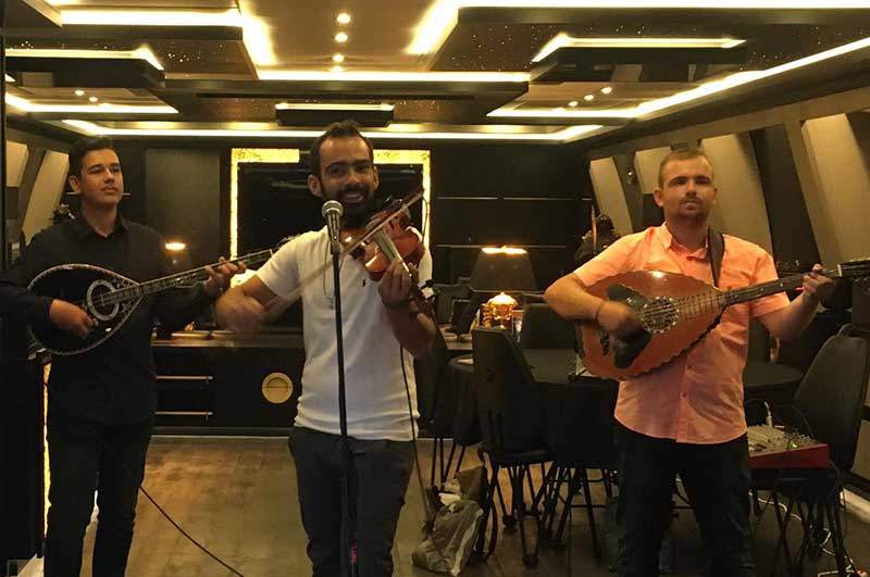 Live Greek Music on Board