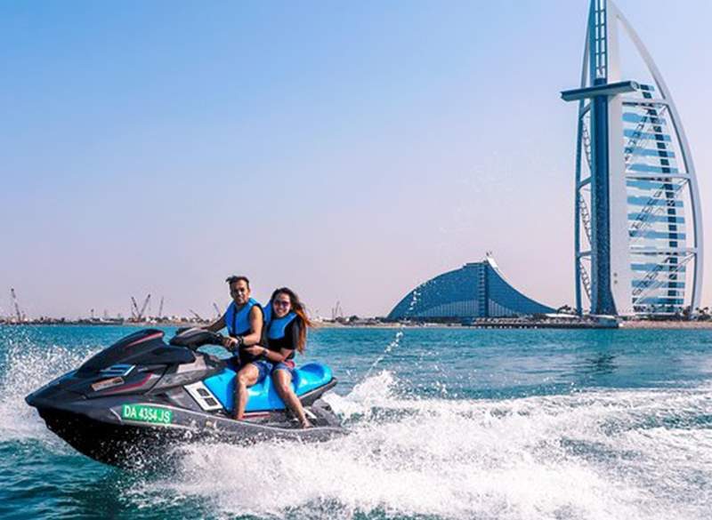 Jet Ski at the Yacht – Dubai- — Velvet Yachts
