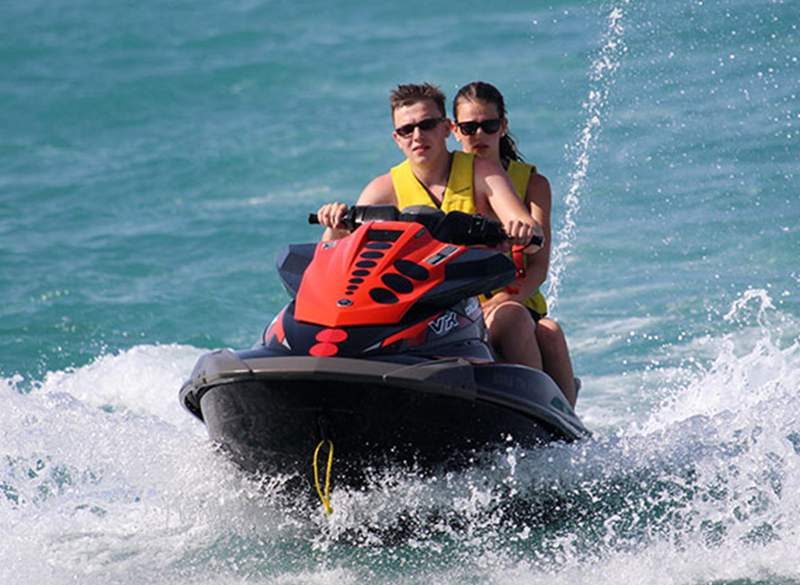 110HP Power Jet Ski at Super Paradise — Velvet Yachts