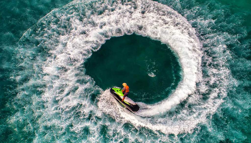 110HP Power Jet Ski at the Yacht -Mykonos-