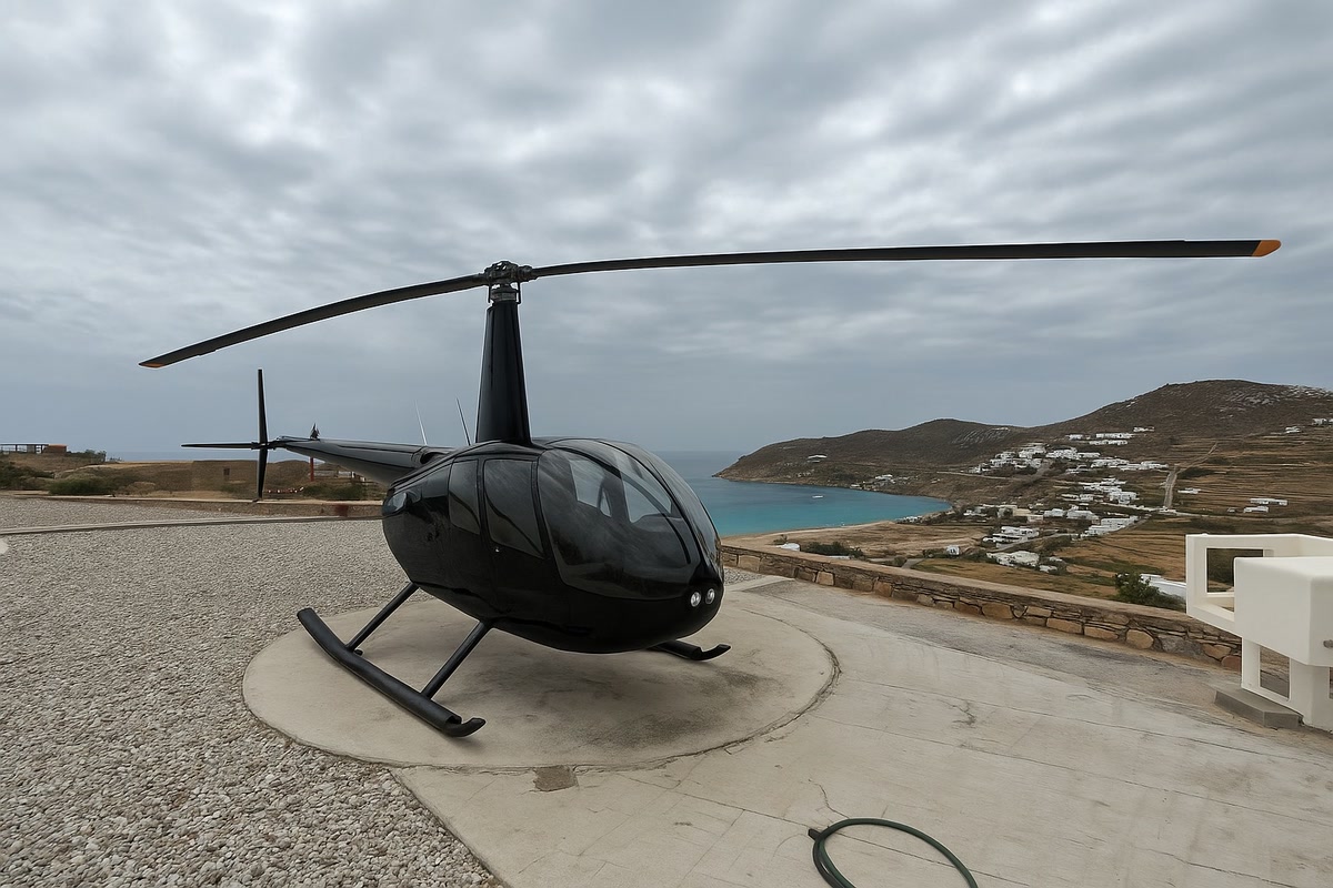 Robinson R66 SX-HRM id: 172658 (initial base SANTORINI)