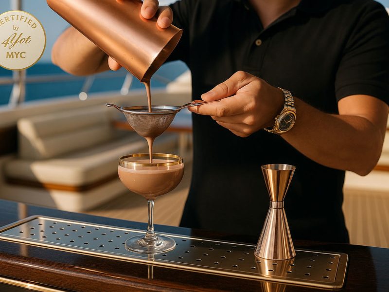Premium Open Bar (Cert. by 4yot MYC) — Velvet Yachts