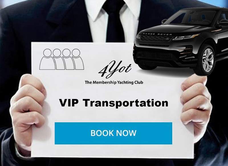VIP Transportation Service – up to 4 Persons – — Velvet Yachts