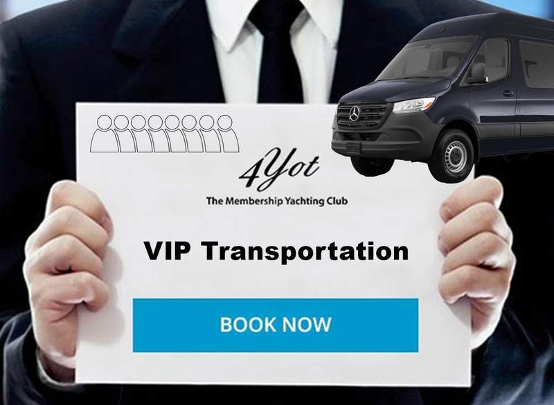 VIP Transportation Service – up to 8 Persons – — Velvet Yachts