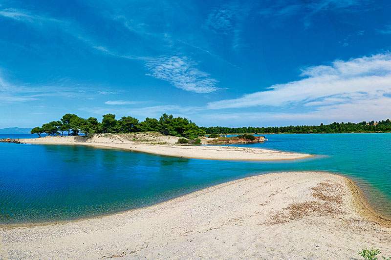 Chalkidiki -> Coastline of the First Peninsula