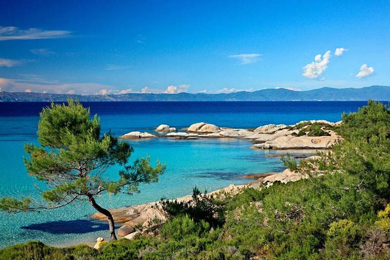 Chalkidiki -> Vourvourou - Diaporos - Kavourotrypes - Sithonia Riviera