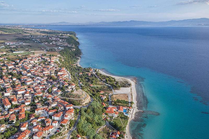 Chalkidiki -> Coastline of the First Peninsula