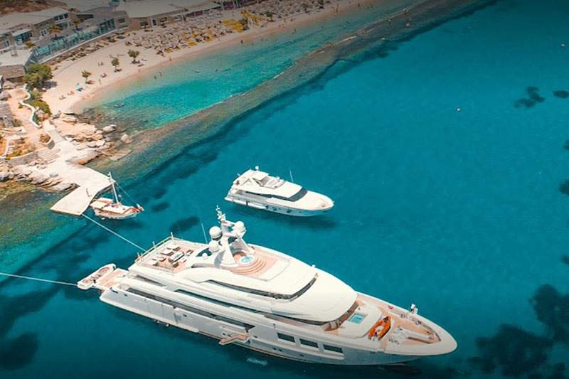 Mykonos -> Caves of Tragonisi (weather permitted) & Famous Beach Bars