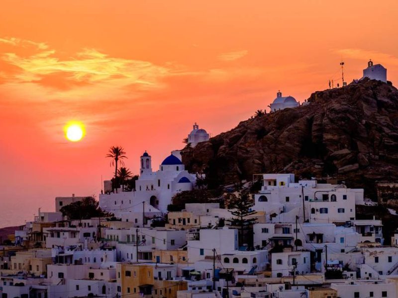 Mykonos to Ios, Santorini