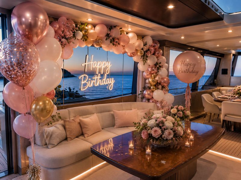 Premium Celebration Package — Velvet Yachts