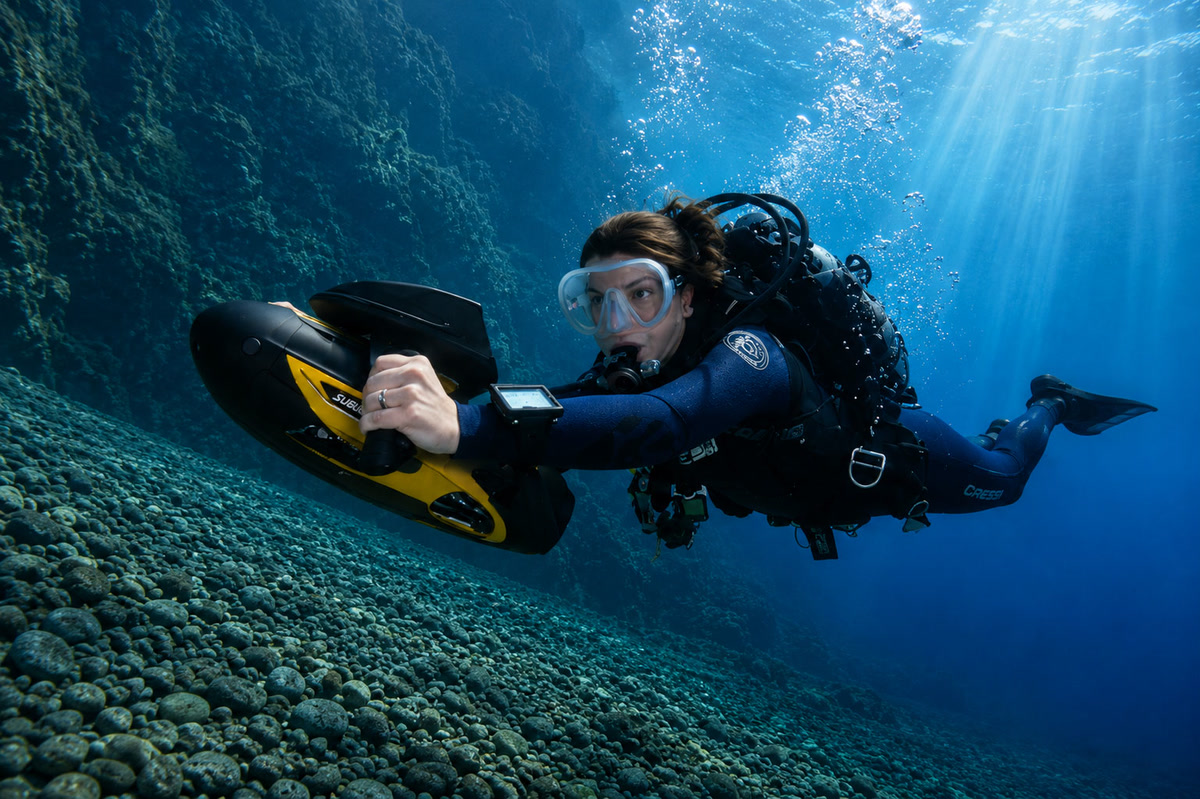 SCUBA JET "VAPOR" Scooter Sublue