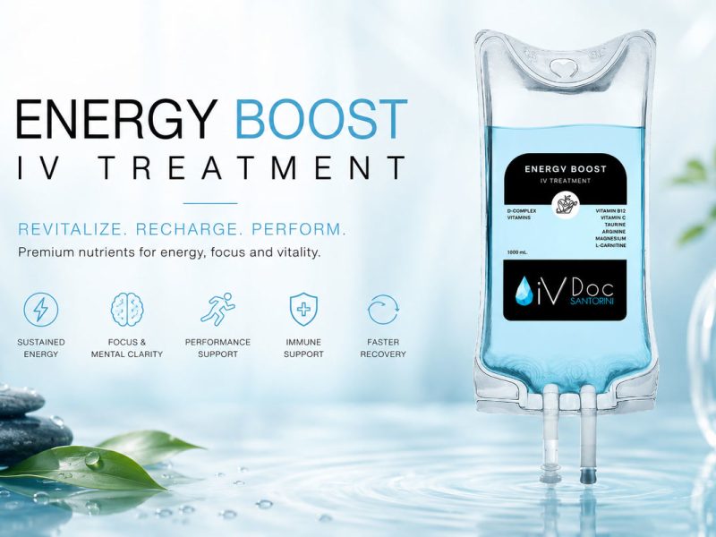 IV Energy Boost Treatment — Velvet Yachts